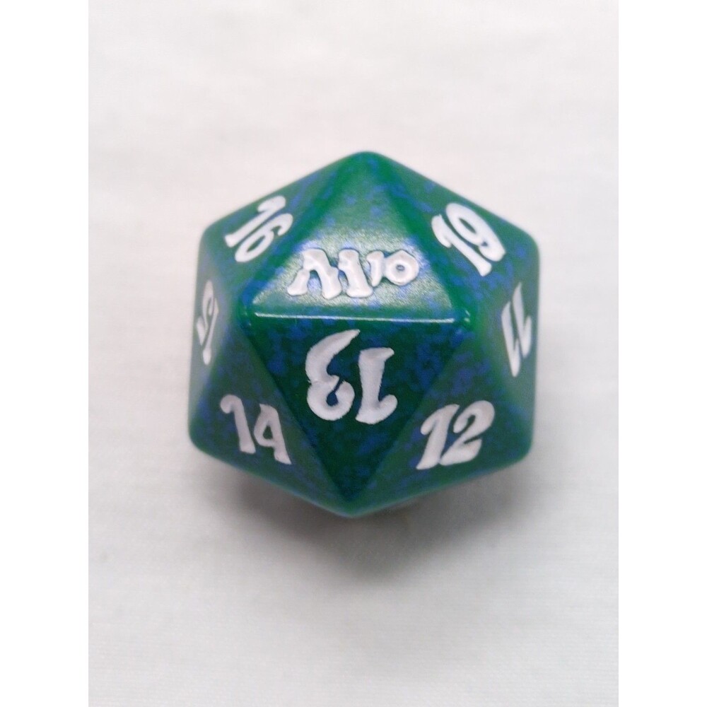 Magic The Gathering M10 Green D20 Spindown Die